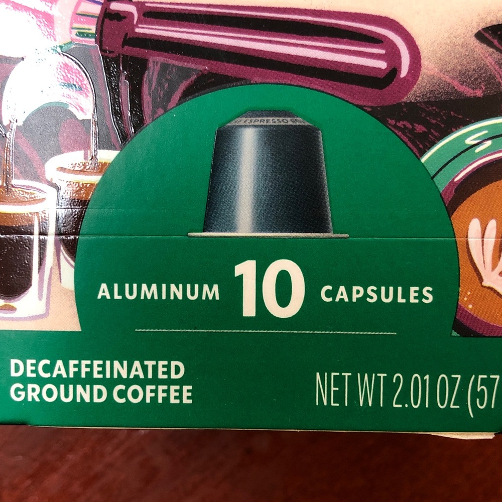 Starbucks Green Decaf Espresso Roast Coffee Pods - Picture 5 of 5